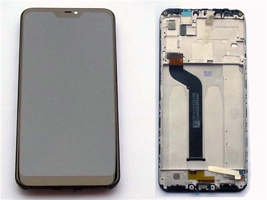 Best quality LCD Touch screen assembly with frame for Xiaomi A2 lite & Redmi 6 pro