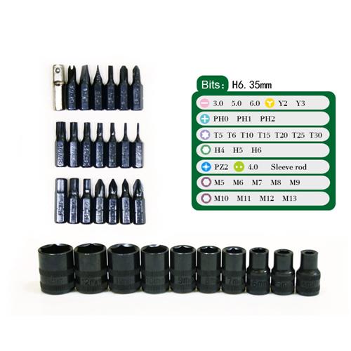 34 Pcs In 1 Dual drive Ratchet Professional Screwdriver Sets CRV Screwdriver for Mobile Phone