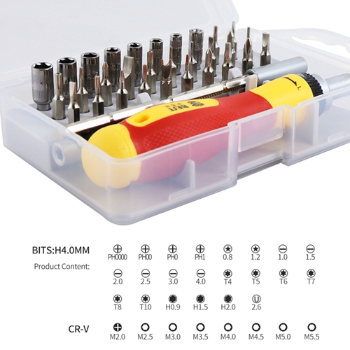 33Pcs In 1 Screwdriver Sets PreciseTools for Reparing Mobile Phones, Computers and Laptops