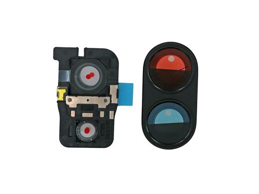 Best (Same as yours)Protective Glass of Rear Camera with Holder for POCO X7 Pro- Black