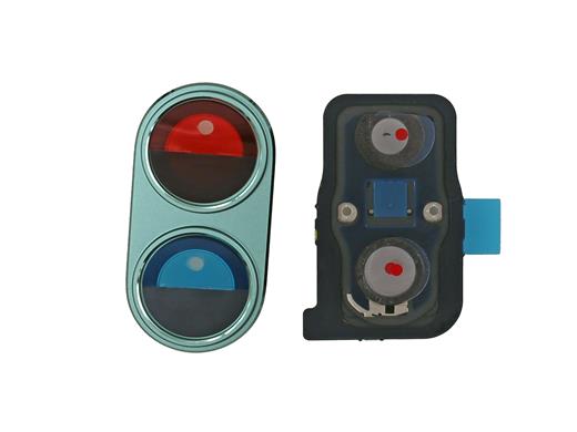 Best (Same as yours)Protective Glass of Rear Camera with Holder for POCO X7 Pro- Green