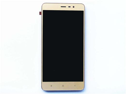 Original LCD OEM Touch Screen Assembly with frame for 152mm Redmi note 3 pro SE–Gold 