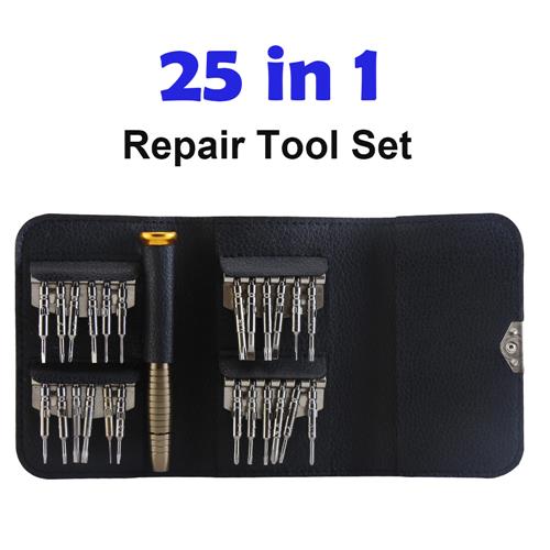 Screw Driver Set 25 In 1 Cell Phone Camera Tablet TV Repair Mini Screwdriver Opening Tool Kit